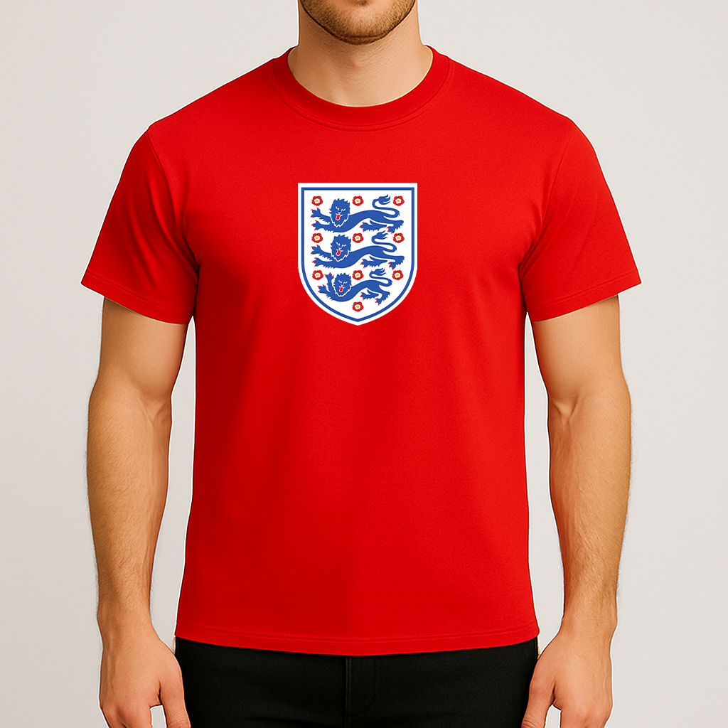 Men's England National Football Team Cotton T-Shirt