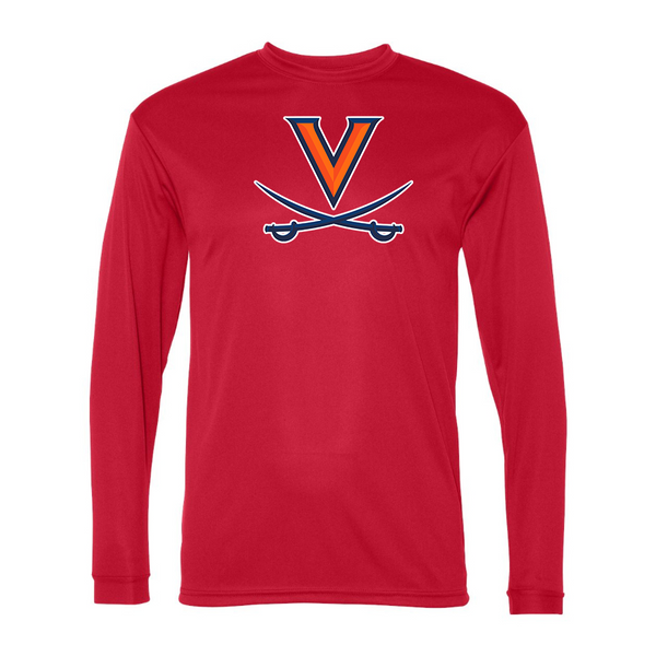 Men's  Virginia Cavaliers  Performance Long Sleeve T-Shirt