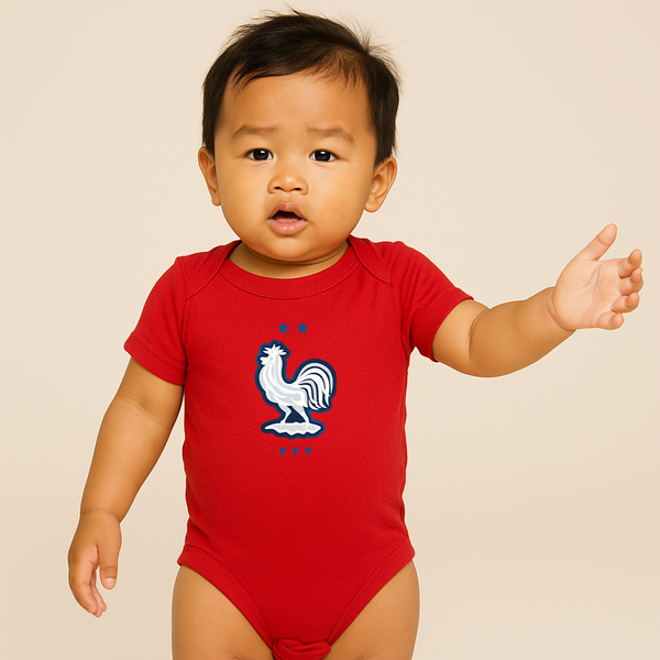 France National Soccer Team Baby Romper Onesie