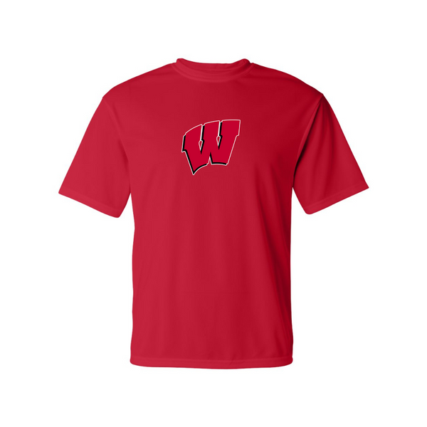 Men's  Wisconsin Badgers Polyester T-Shirt