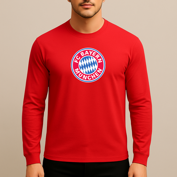 Men's F.C. Bayern Munchen Soccer Long Sleeve T-Shirt