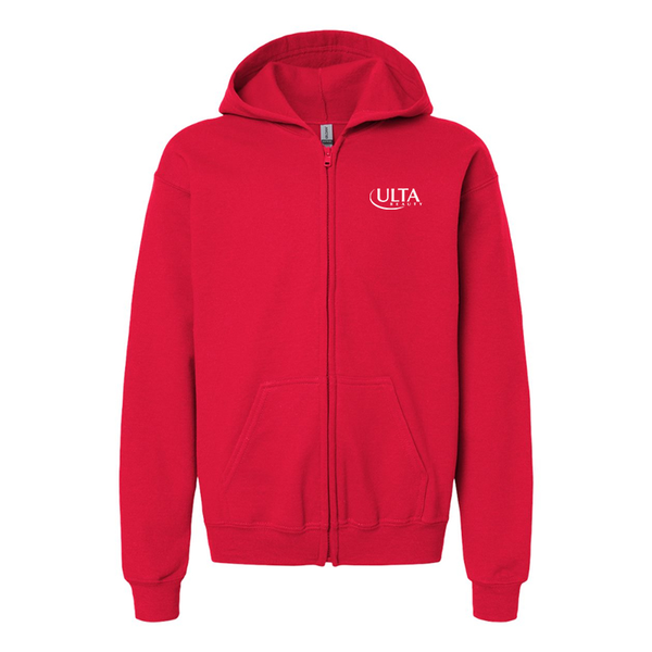 Gildan Heavy Blend Youth Ulta Beauty  Full Zip Hooded Sweatshirt