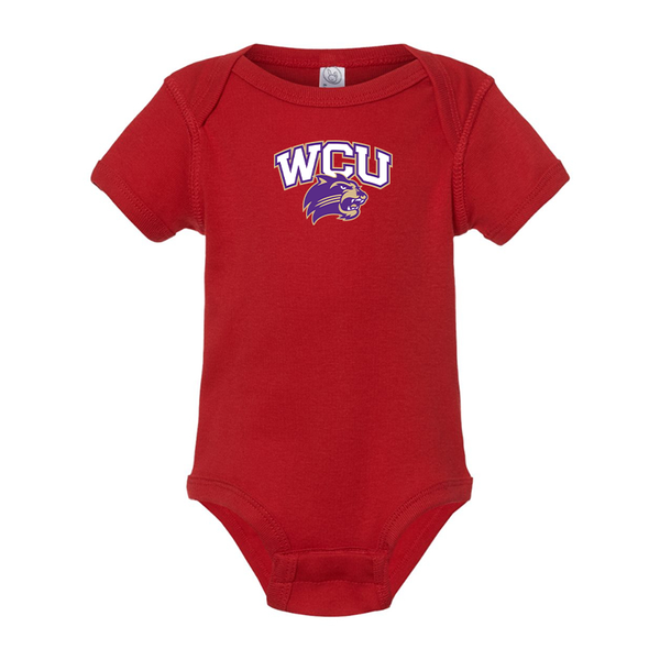 Western Carolina Catamounts  Rabbit Skins Infant Baby Rib Bodysuit