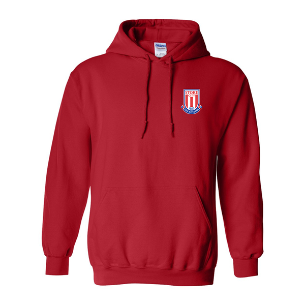 Men's Stoke City Soccer  Gildan  Heavy Blend Hooded Sweatshirt