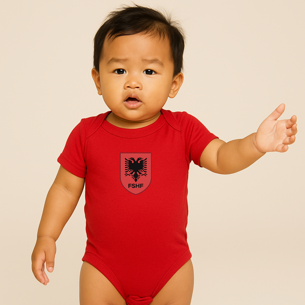 Albania National Soccer Team Baby Romper Onesie