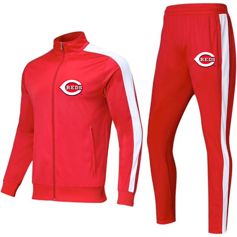 Men's Cincinnati Reds Logo Dri-Fit TrackSuit