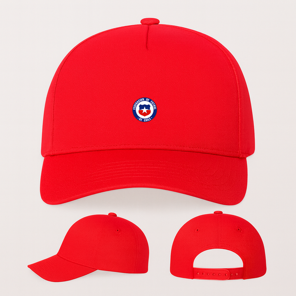 Chile National Soccer Team Five Panel Twill Snapback Cap