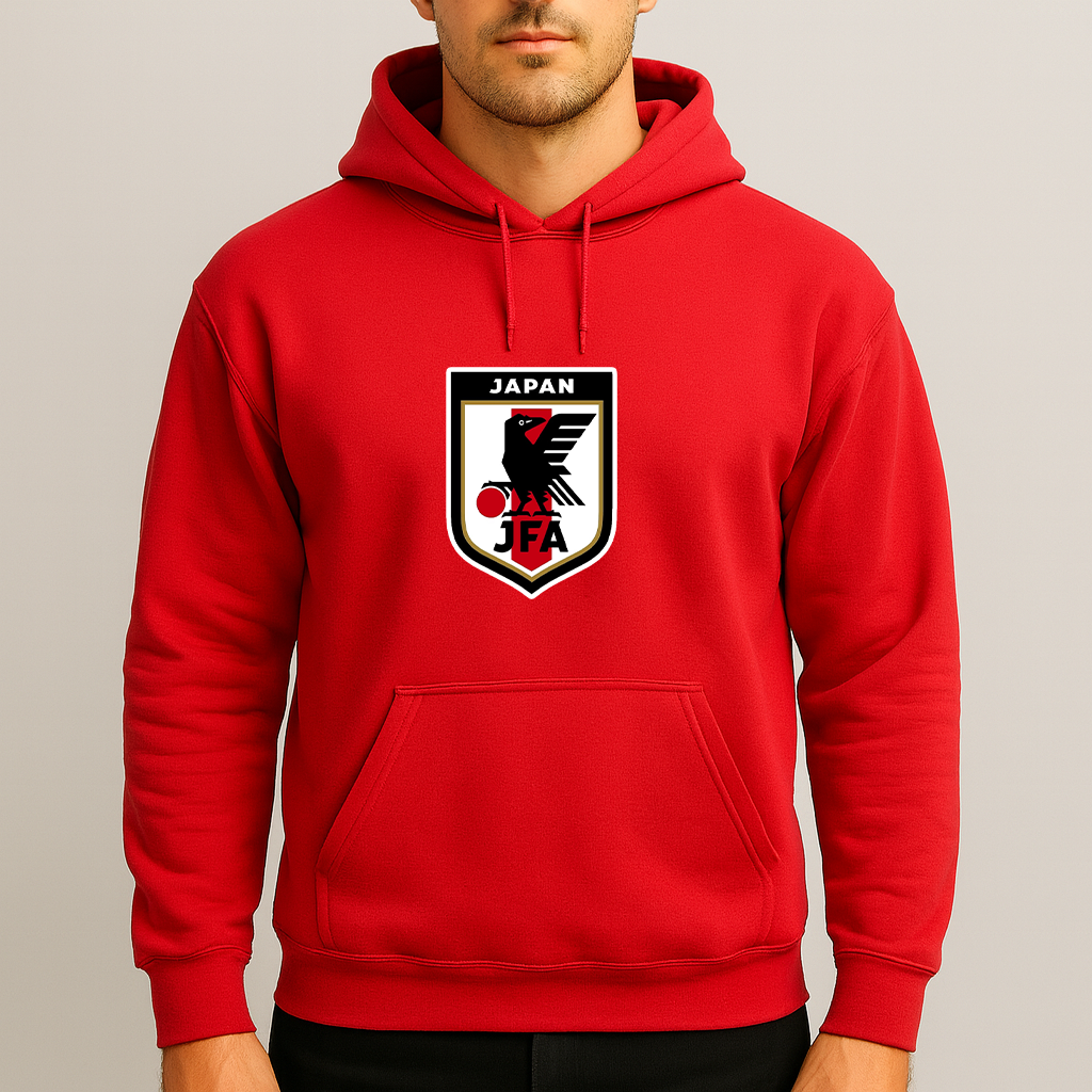 Men's Japan National Soccer Team Pullover Hoodie