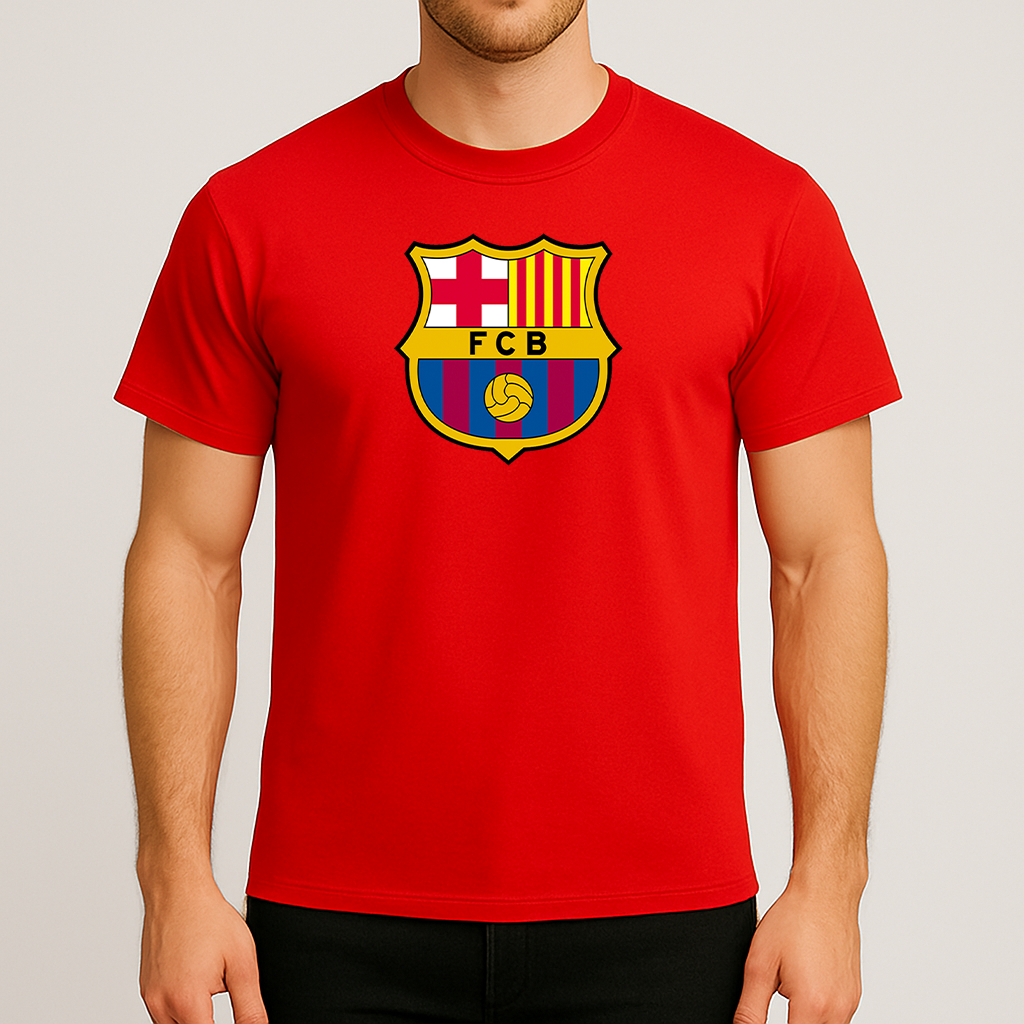 Men's F.C. Barcelona Soccer Cotton T-Shirt