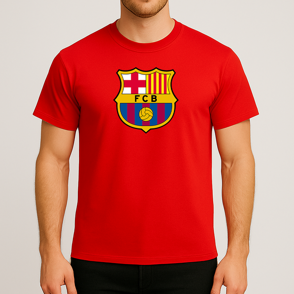 Men's F.C. Barcelona Soccer Cotton T-Shirt