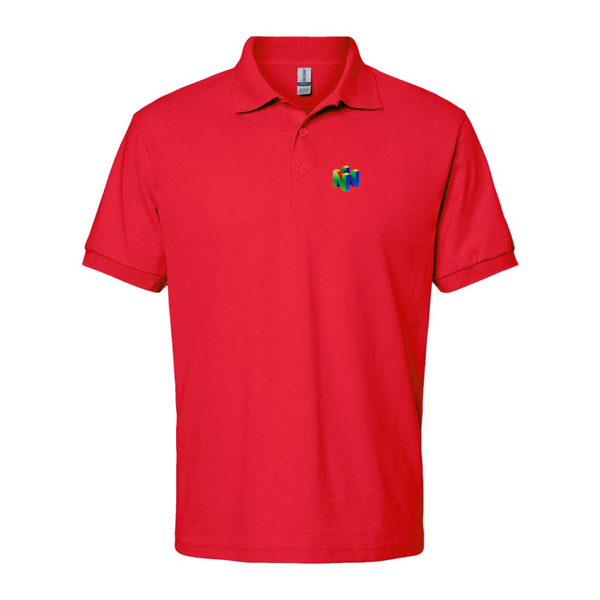 Men's   Nintendo N64   Logo Dry Blend Polo