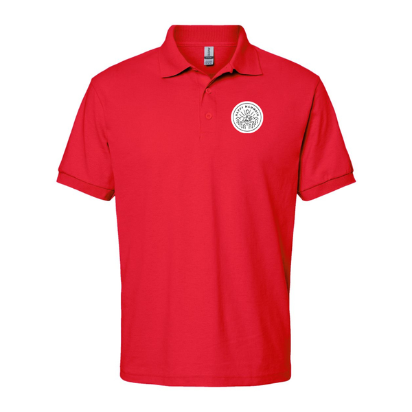Men's Happy Mammoth Logo Dry Blend Polo