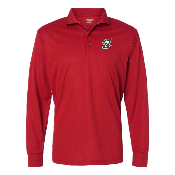 Men's Stetson Hatters Paragon Prescott Long Sleeve Polo