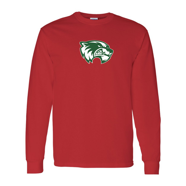 Men's  Utah Valley Wolverines Gildan Heavy Cotton Long Sleeve T-Shirt