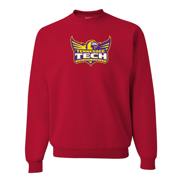 Men's Tennessee Tech Golden Eagles  JERZEES NuBlend Crewneck Sweatshirt