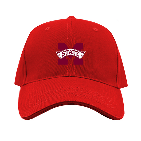 Mississippi State Bulldogs Logo Dad Baseball Cap Hat