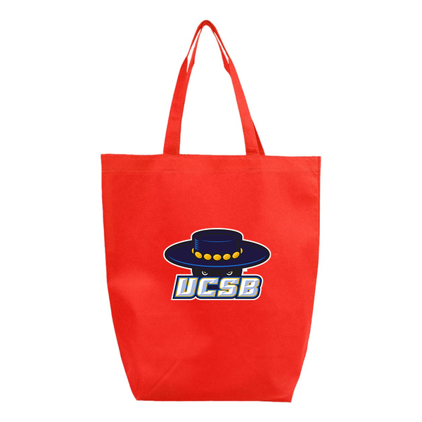 UCSB Gauchos Q-Tees Non-Woven Gusset Bottom Tote