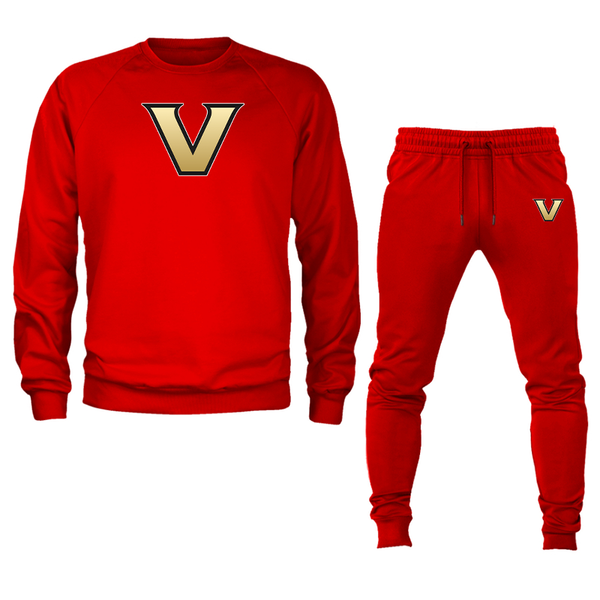 Men's Vanderbilt Commodores Crewneck Sweatshirt Joggers Suit