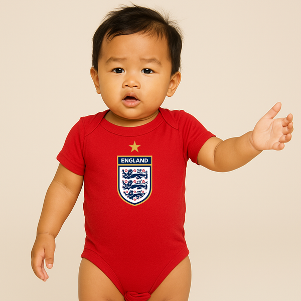England National Soccer Team Baby Romper Onesie