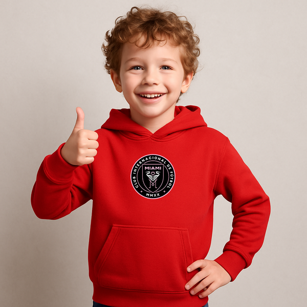 Youth Kids Inter Miami FC Pullover Hoodie
