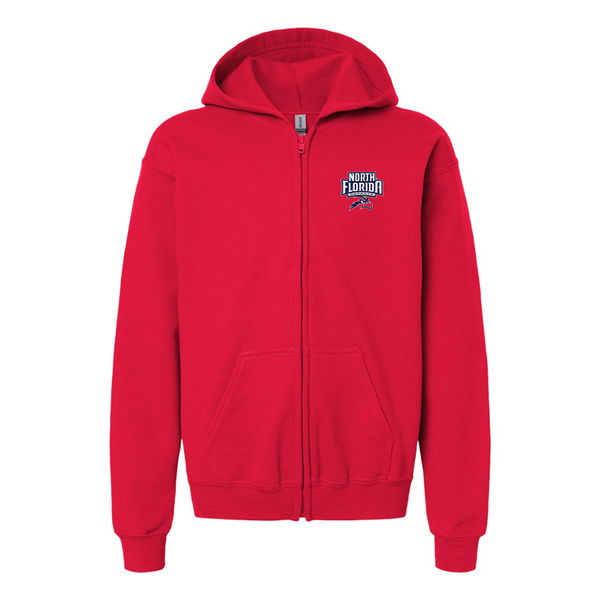 Gildan Heavy Blend Youth UNF Ospreys Full Zip Hooded Sweatshirt