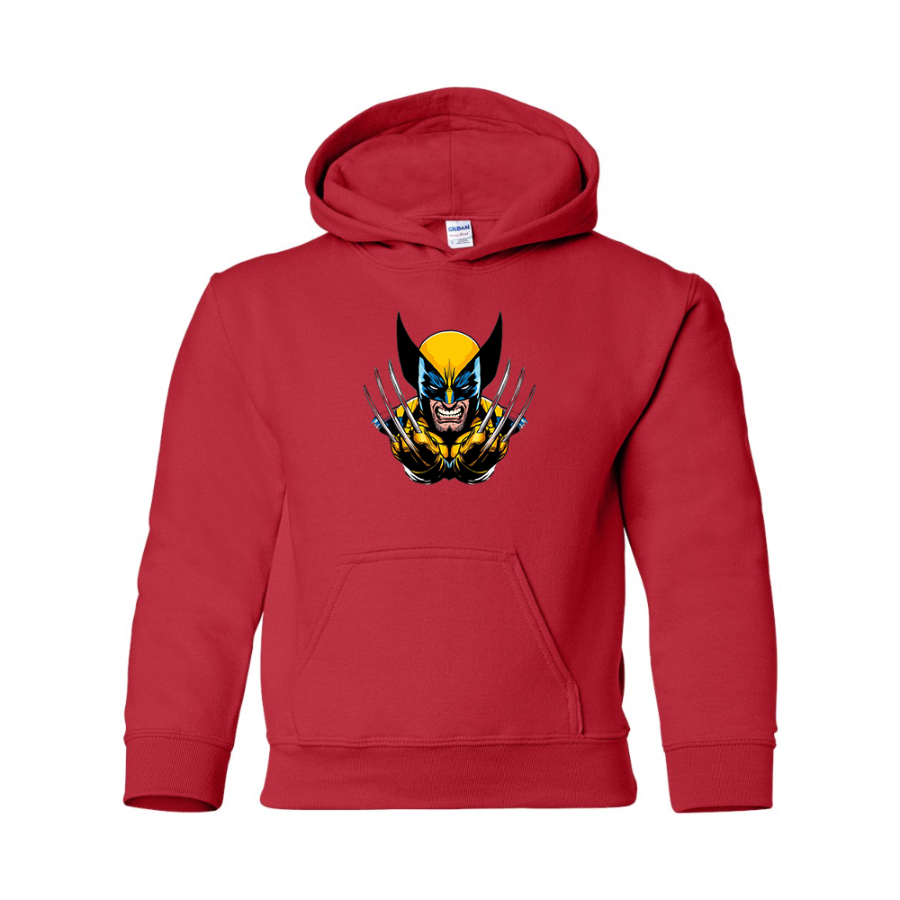 Youth Wolverine 2025 Art  Pullover Hoodie