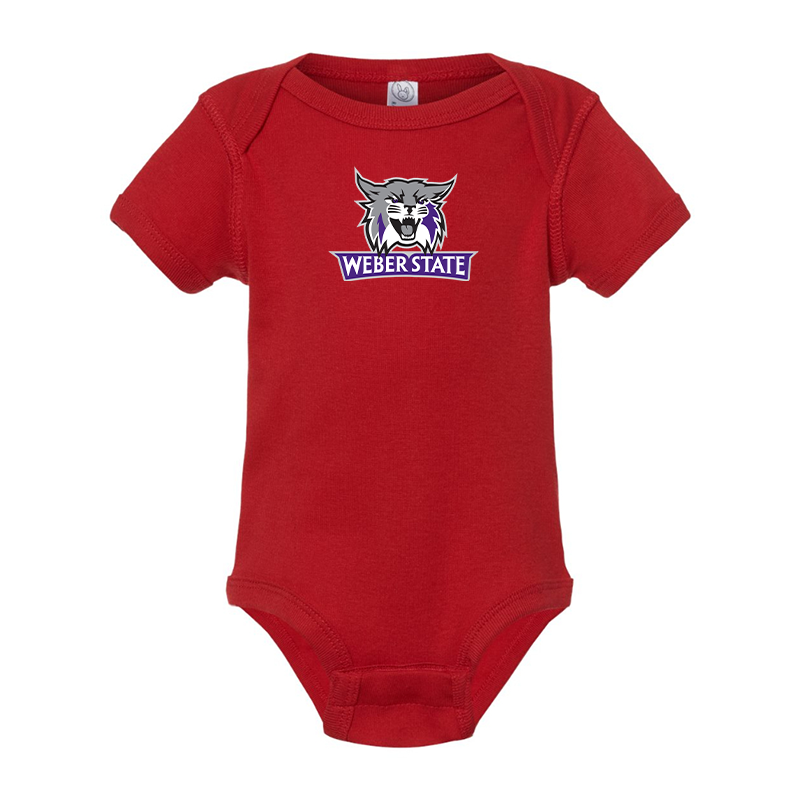 Weber State Wildcats Baby Romper Onesie