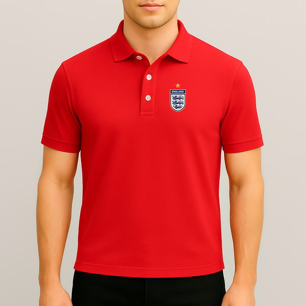 Men's England National Soccer Team Dry Blend Polo