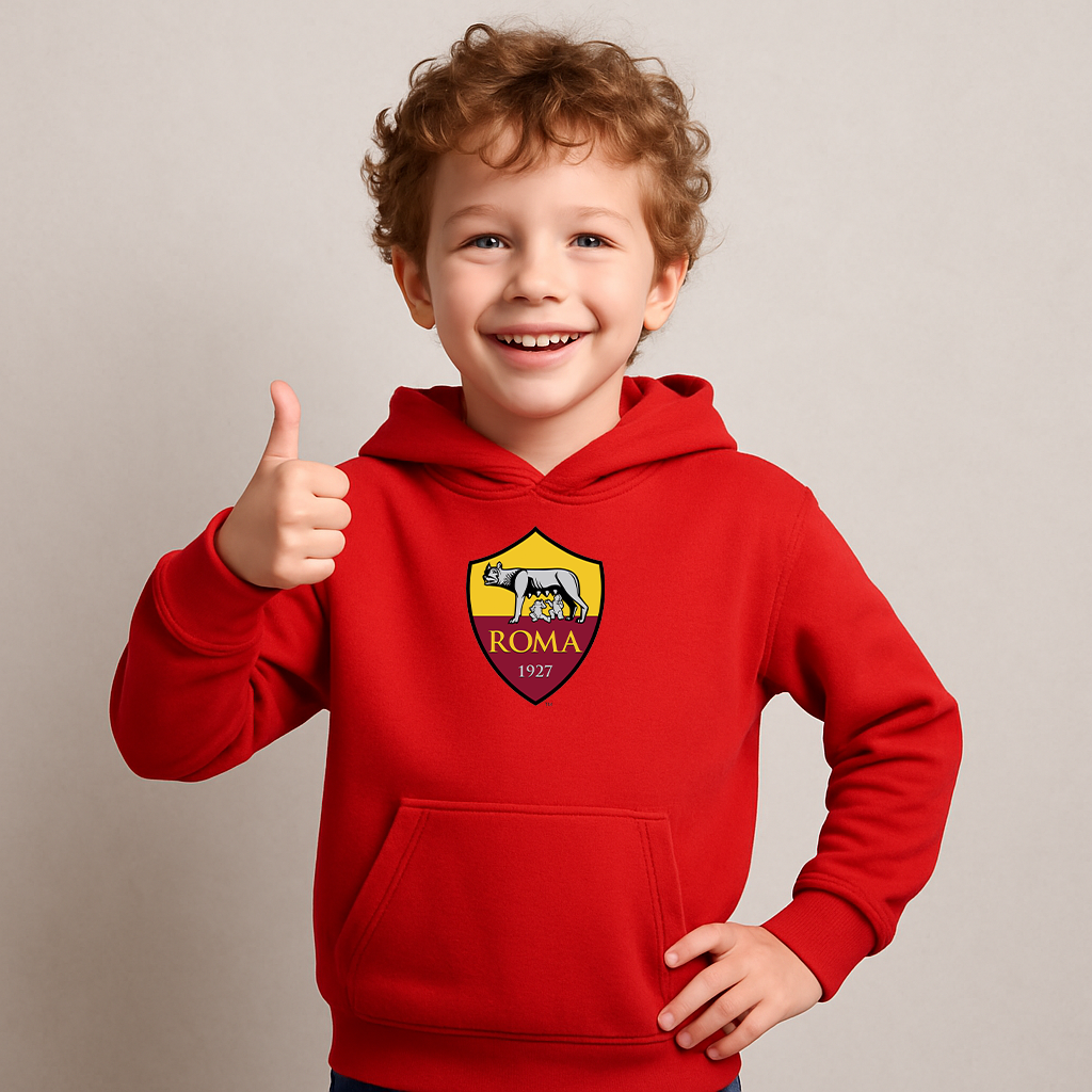 Youth Kids AS Roma FC Pullover Hoodie