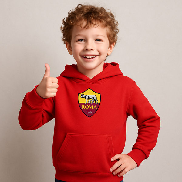 Youth Kids AS Roma FC Pullover Hoodie
