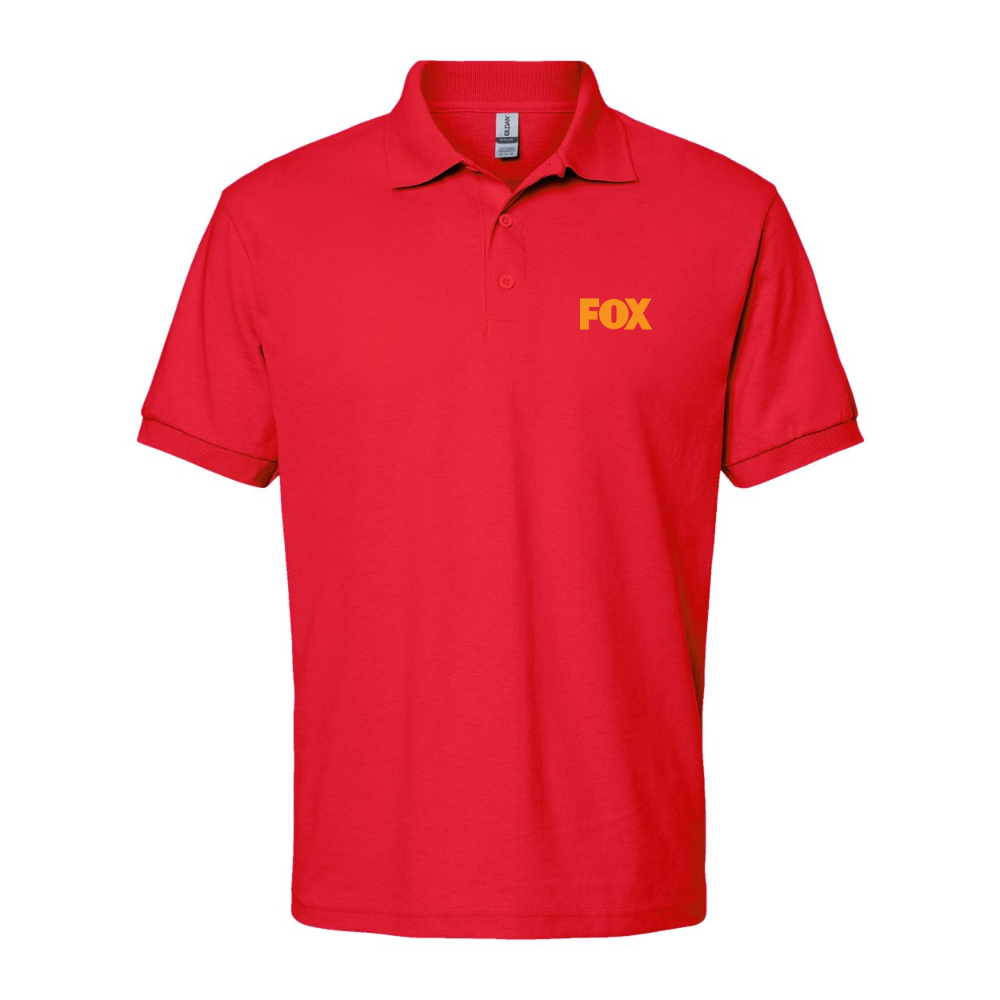 Men's Fox Dry Blend Jersey Polo - Red