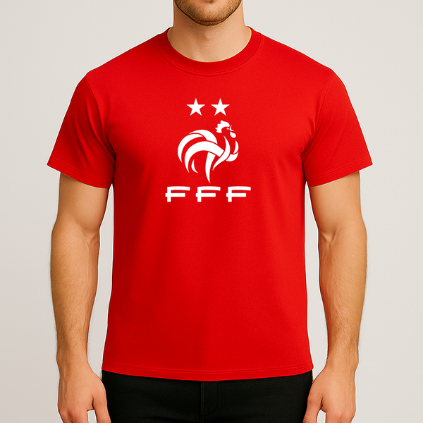Men's France Soccer Cotton T-Shirt