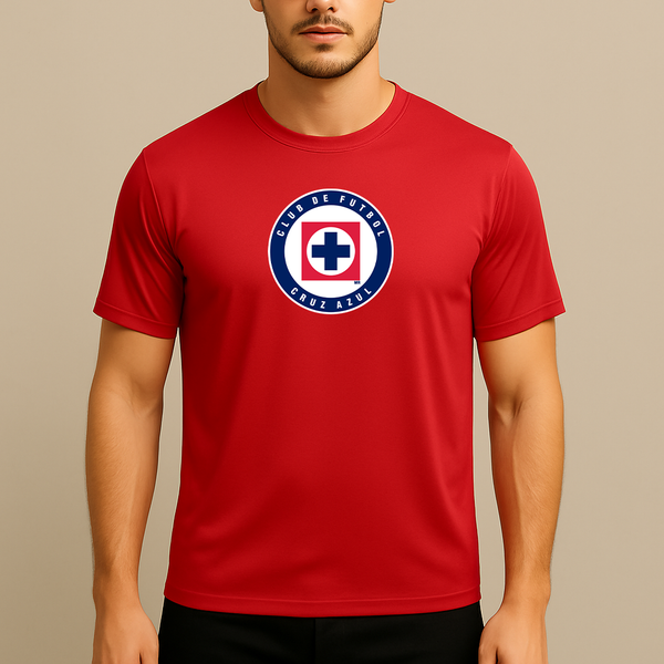 Men's Cruz Azul Football Club Polyester T-Shirt