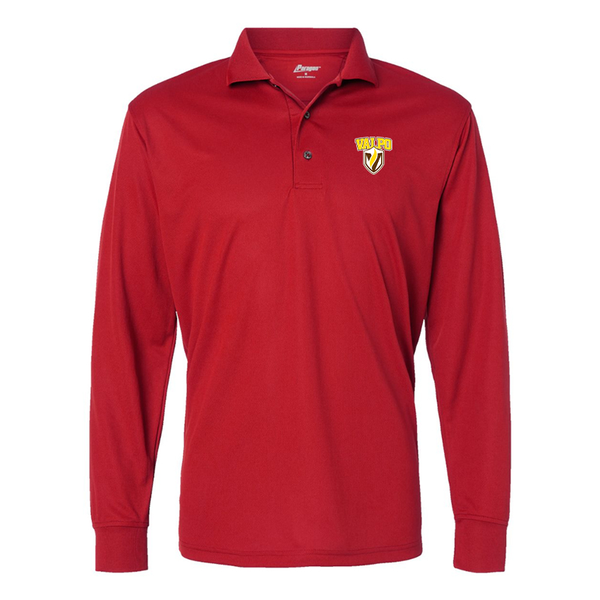 Men's  Valparaiso Crusaders Paragon Prescott Long Sleeve Polo