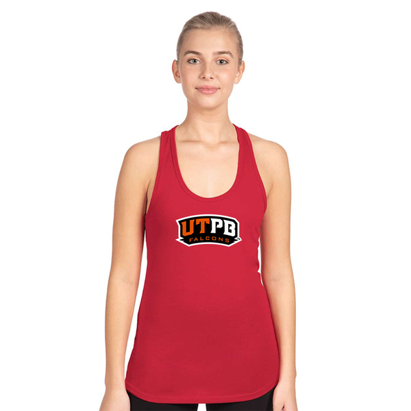 Women's  UTPB Falcons Next Level Ideal Racerback Tank