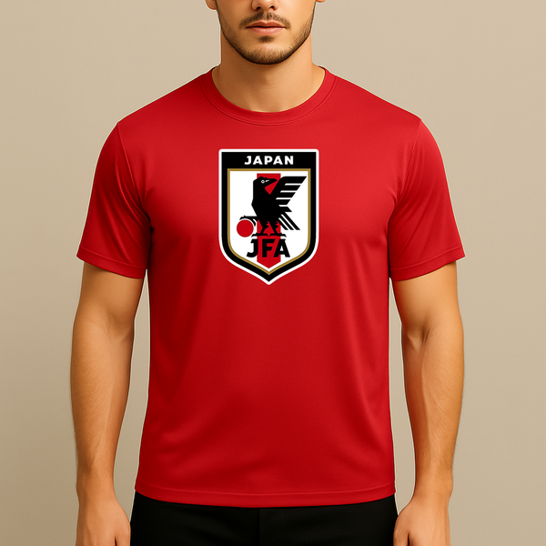 Men's Japan National Soccer Team Polyester T-Shirt