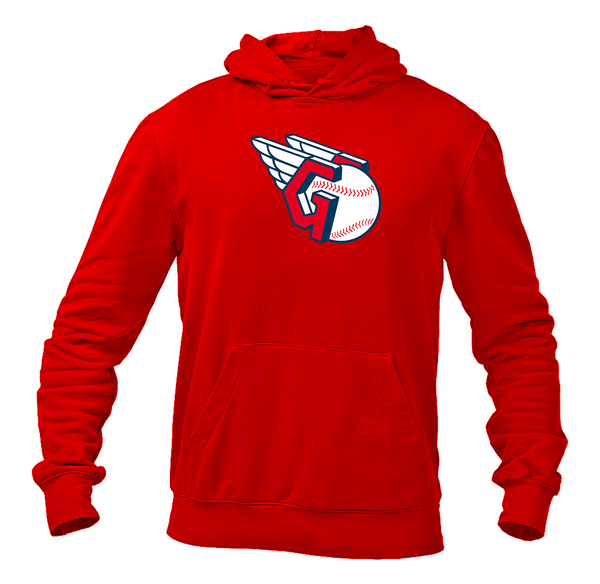 Men's Cleveland Guardians Logo Pullover Hoodie