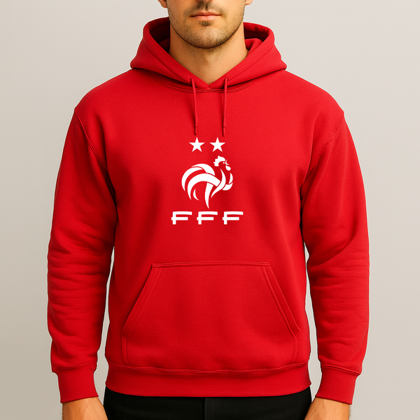 Men's France Soccer Pullover Hoodie
