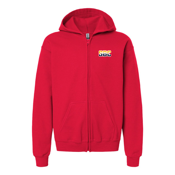 Gildan Heavy Blend youth Sun Belt Conference  Full Zip Hooded Sweatshirt