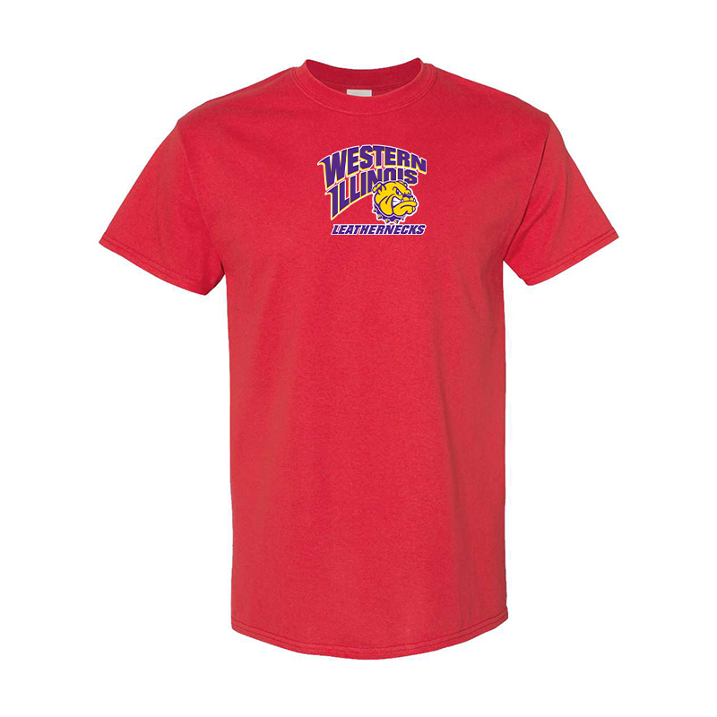 Men's Western Illinois Leathernecks Gildan Heavy Cotton T-Shirt