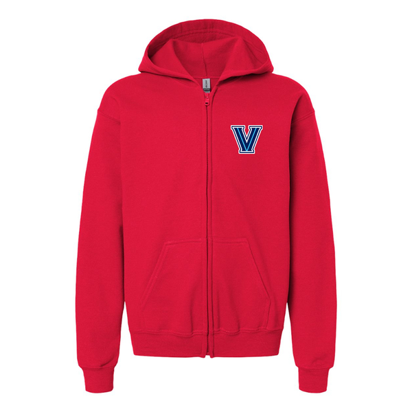 Gildan Heavy Blend Youth Villanova Wildcats Full Zip Hooded Sweatshirt