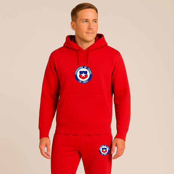 Men's Chile National Soccer Team  Hoodie Joggers Set