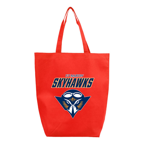 Tennessee Martin Skyhawks Q-Tees Non-Woven Gusset Bottom Tote