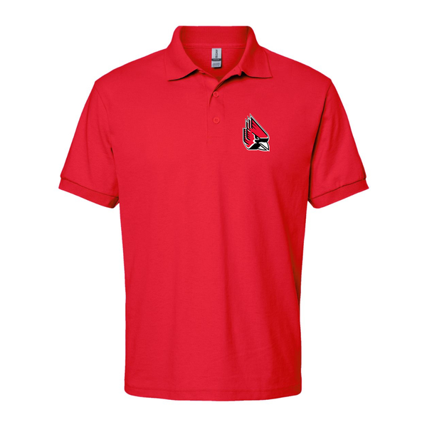 Men's  Ball State Cardinals Dry Blend Jersey Polo