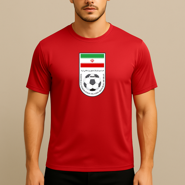 Men's Iran National Soccer Team Polyester T-Shirt