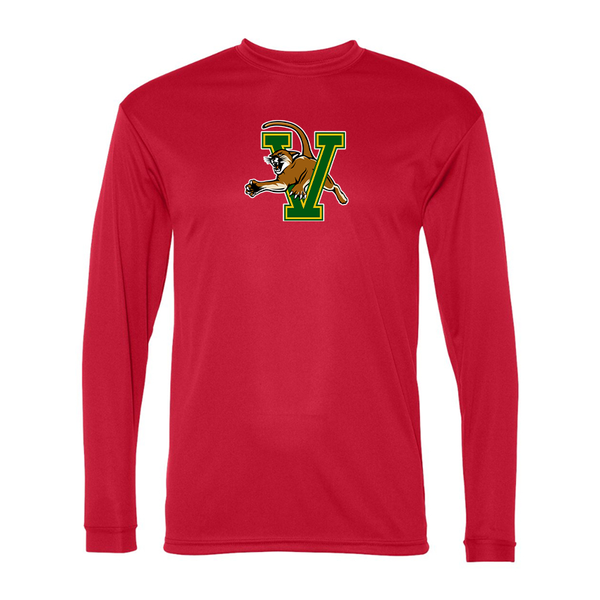 Men's Vermont Catamounts  Performance Long Sleeve T-Shirt