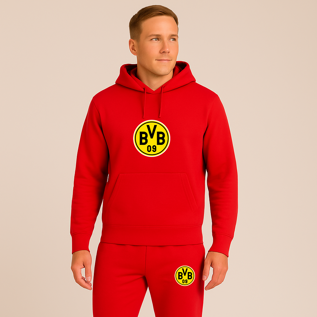 Men's Borussia Dortmund BVB FC Hoodie Joggers Set
