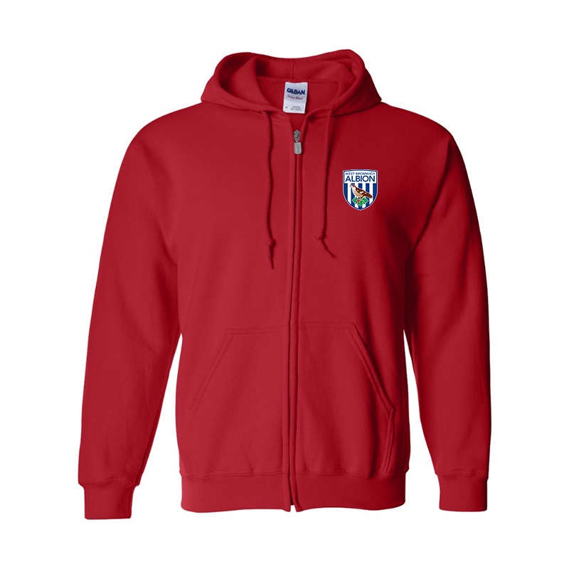 Men's West Bromwich Albion Soccer Zipper Hoodie