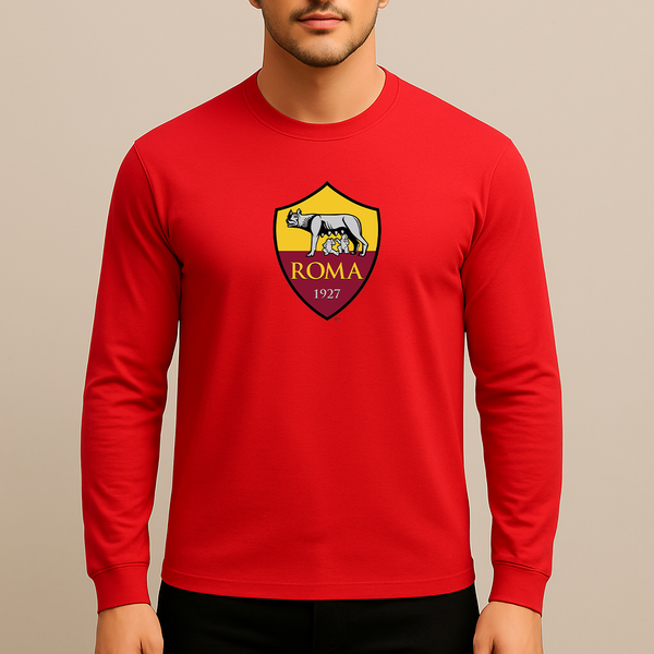 Men's AS Roma FC Long Sleeve T-Shirt