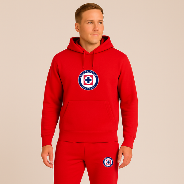 Men's Cruz Azul Football Club Hoodie Joggers Set